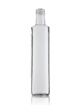 BOTELLA DE ACEITE DORICA 500 ml PILFER BLANCA - PACK 30 UD.