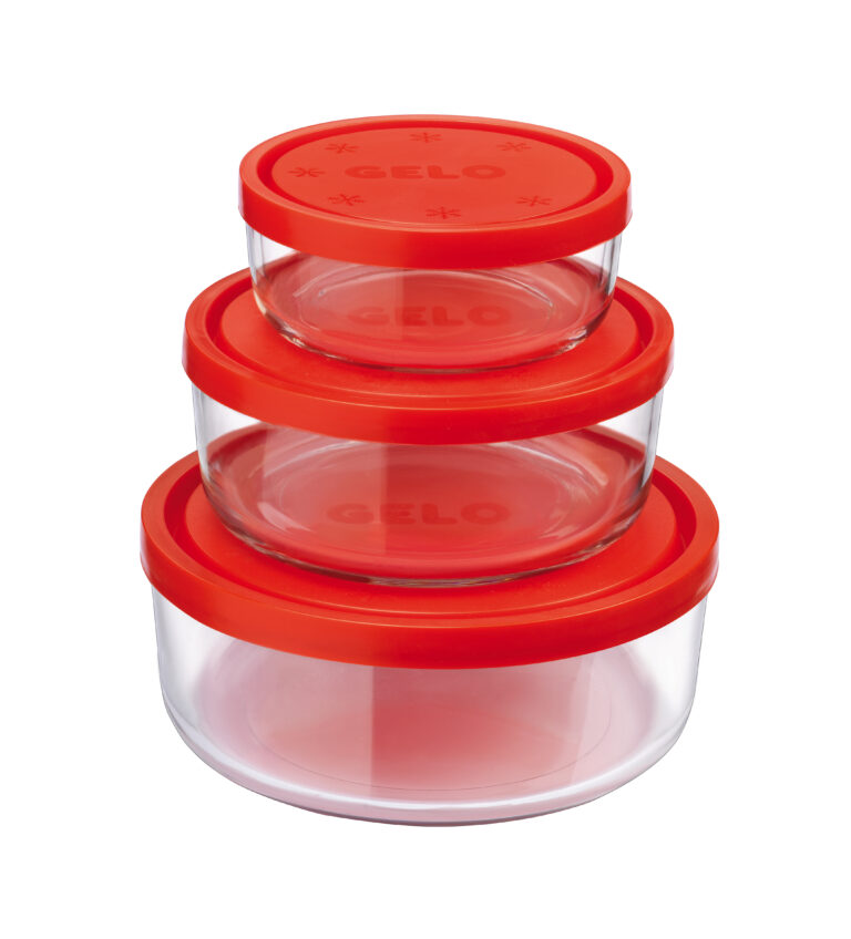 TUPPER FRESH GELO ROJO - SET 3 UDS Tienda online frascos tarros de cristal