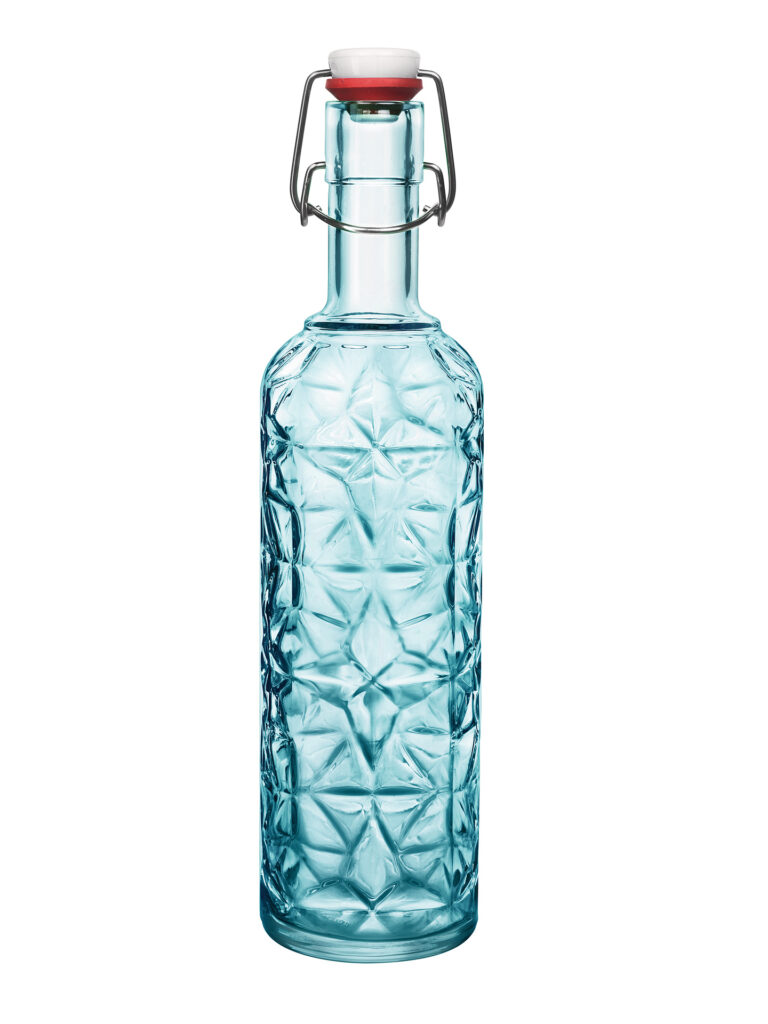 BOTELLA GLACIAR 1000 ml AZUL - 1 UD. Tienda online frascos tarros de cristal