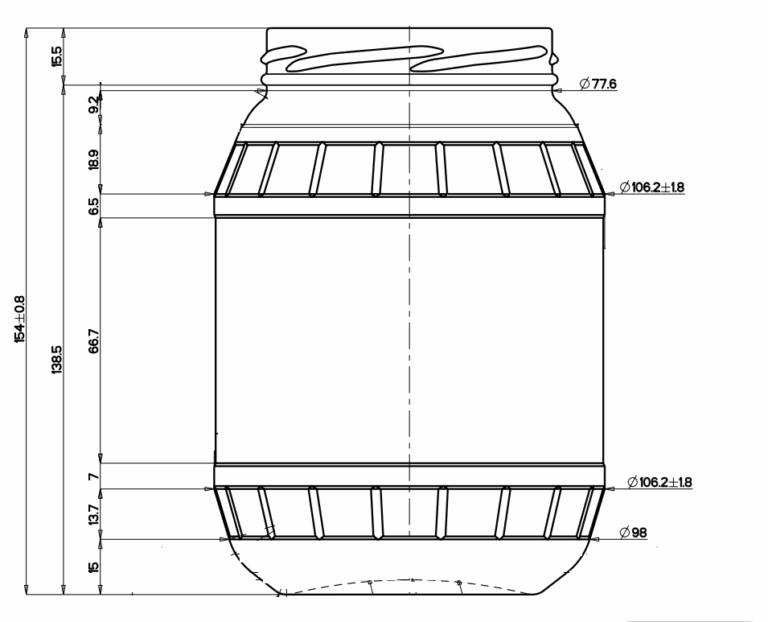 FRASCO BARRIL 997 Tapa Twist Off 82 – PACK 11 UD. - Imagen 3