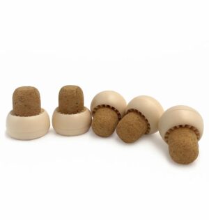 TAPON 21×11,5 CREMA SEMIBOLA ESPIGA – Pack 63 UD.
