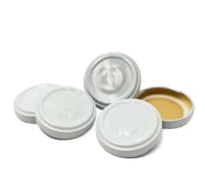 TAPA 48 RSB CON BOTON BLANCA ESTERILIZABLE BPAni - Pack 60 UD