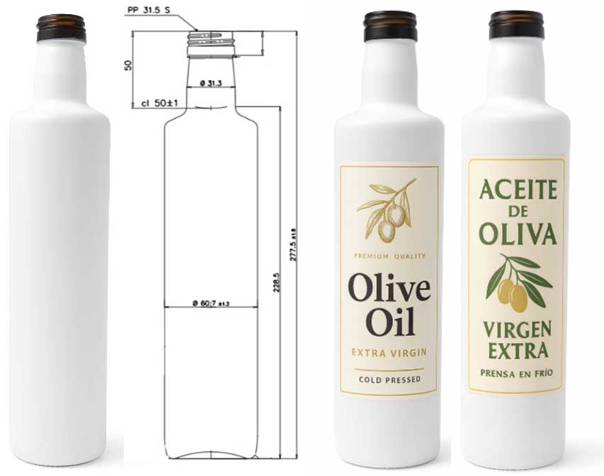 La botella que tu aceite de oliva necesita Tienda online frascos tarros de cristal