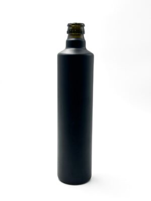 BOTELLA DORICA 500 ml GUALA PINTADA NEGRO MATE – Pack 30 UD.