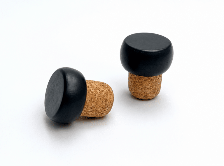 TAPON 21x11 NEGRO SEMIBOLA ESPIGA (BOT. DAMA)- PACK 24 UD.