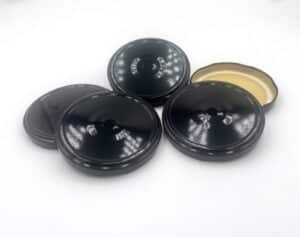 TAPA TWIST 66 RSB BOTON NEGRA ESTERILIZABLE BPAni - PACK 30 UDS