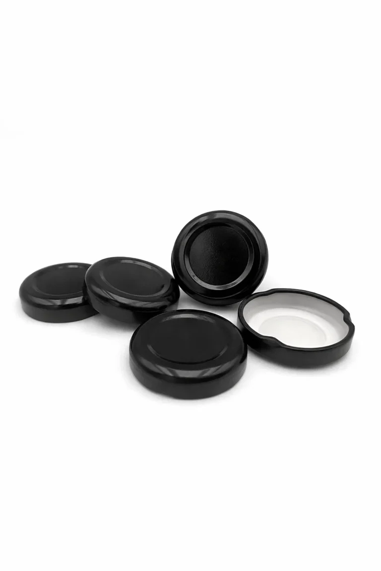 TAPA 38 RTO SIN BOTON NEGRA ESTERILIZABLE BPAni - PACK 80 UD.