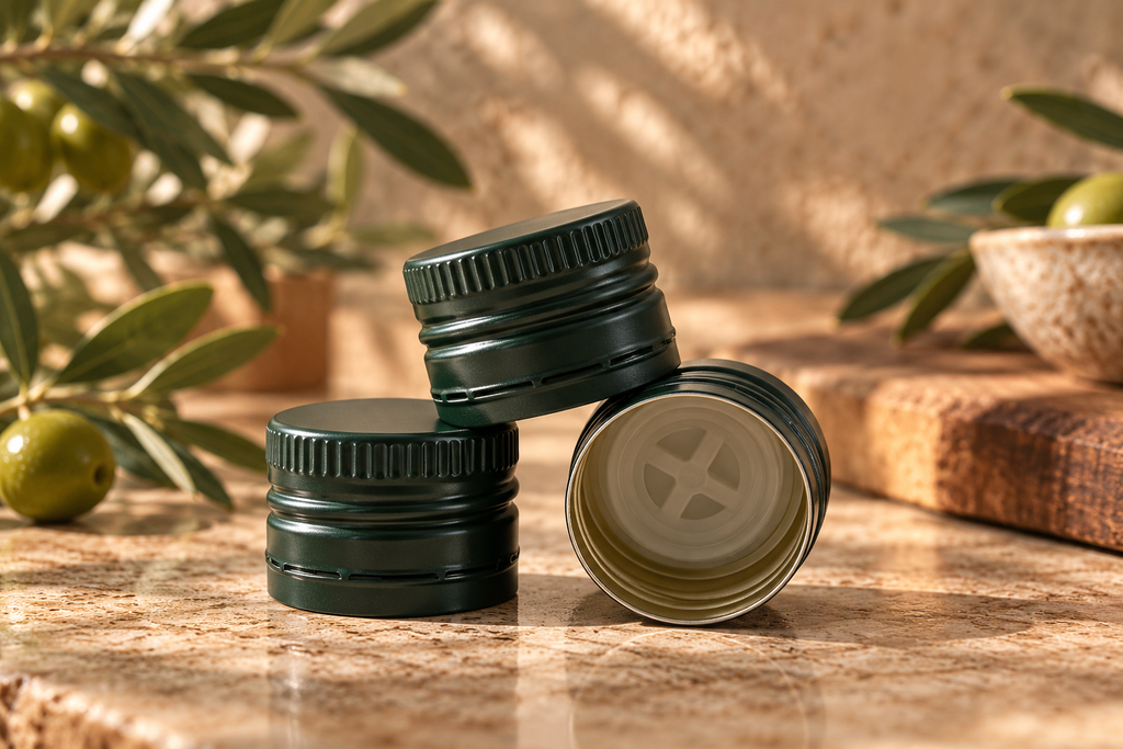 Cómo elegir la botella perfecta para tu aceite de oliva Comprar online frascos tarros de vidrio Tapones Pilfer para botellas de aceite de oliva