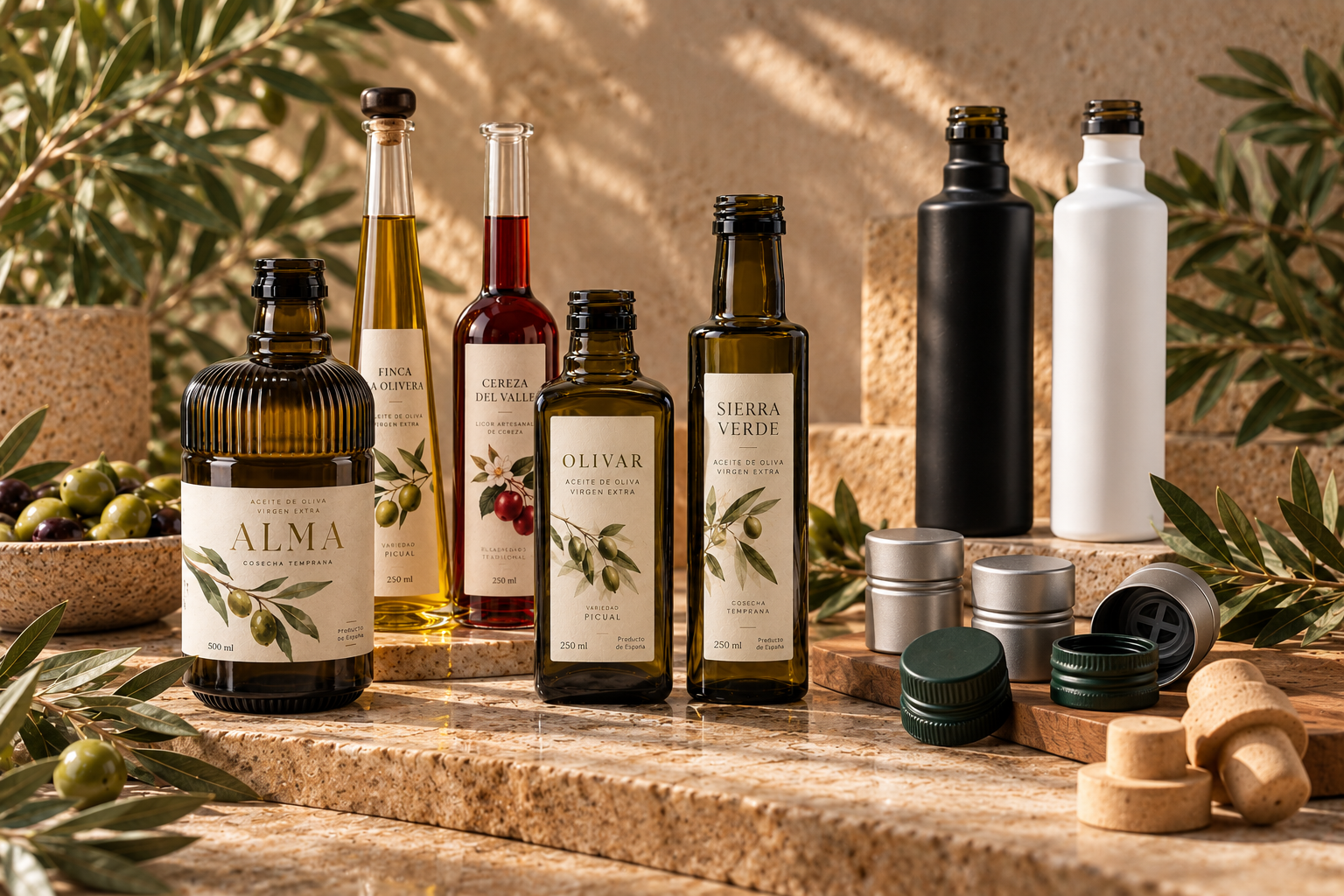 Cómo elegir la botella perfecta para tu aceite de oliva Comprar online frascos tarros de vidrio Cómo elegir la botella perfecta para tu aceite de oliva